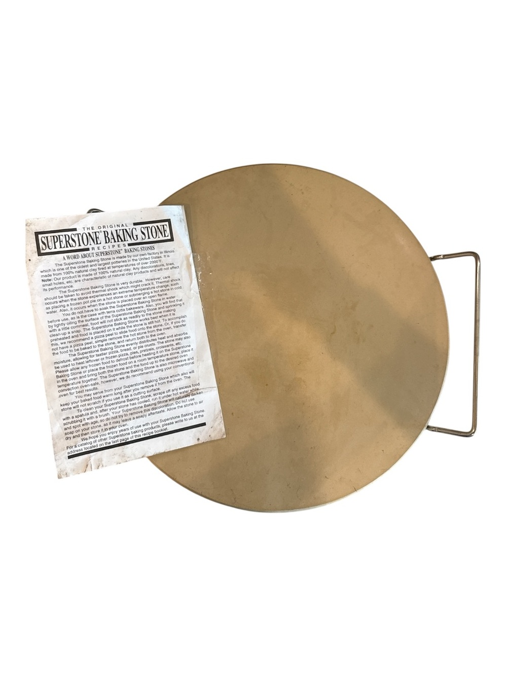Vintage pizza / baking stone